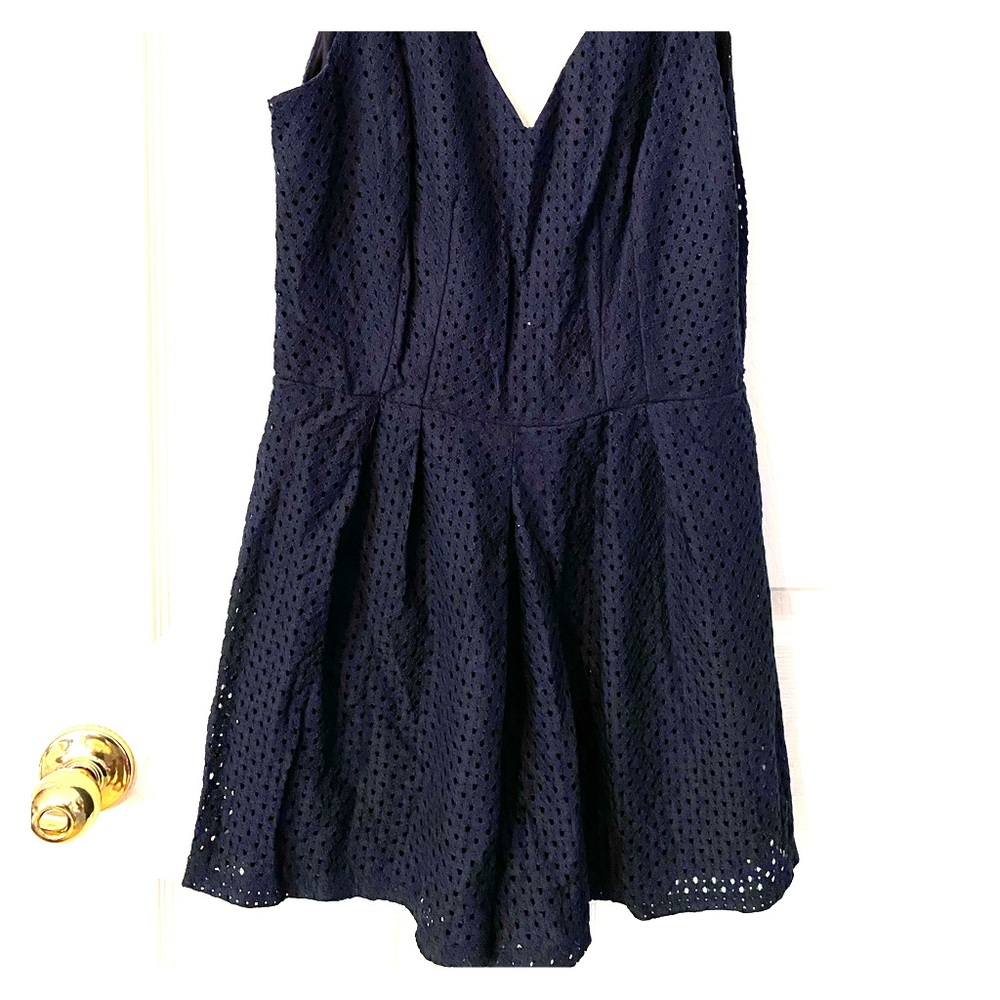 Navy blue romper